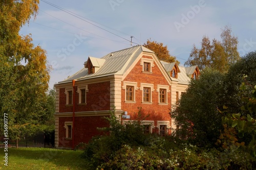 old house in autumn