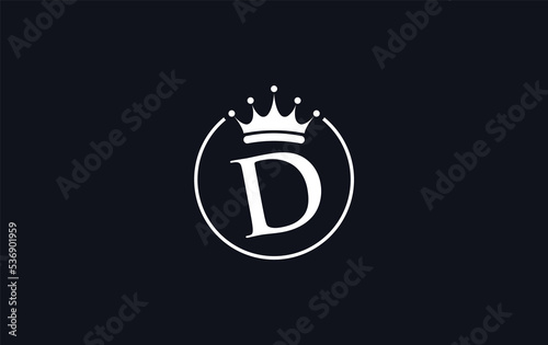 Royal vintage and golden jewel crown vector and gold crown logo and symbol with the letters