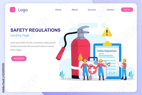 OSHA - Occupational Safety and Health Administration for business and organization vector..