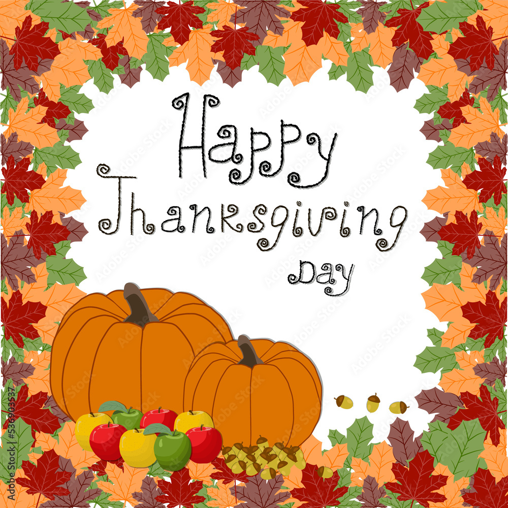 Collection accessory for celebration holiday Thanksgiving Day Collection accessory for celebration holiday Thanksgiving Day