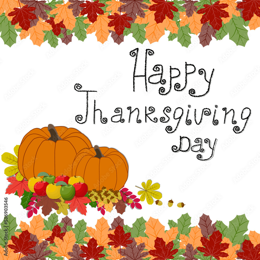 Collection accessory for celebration holiday Thanksgiving Day