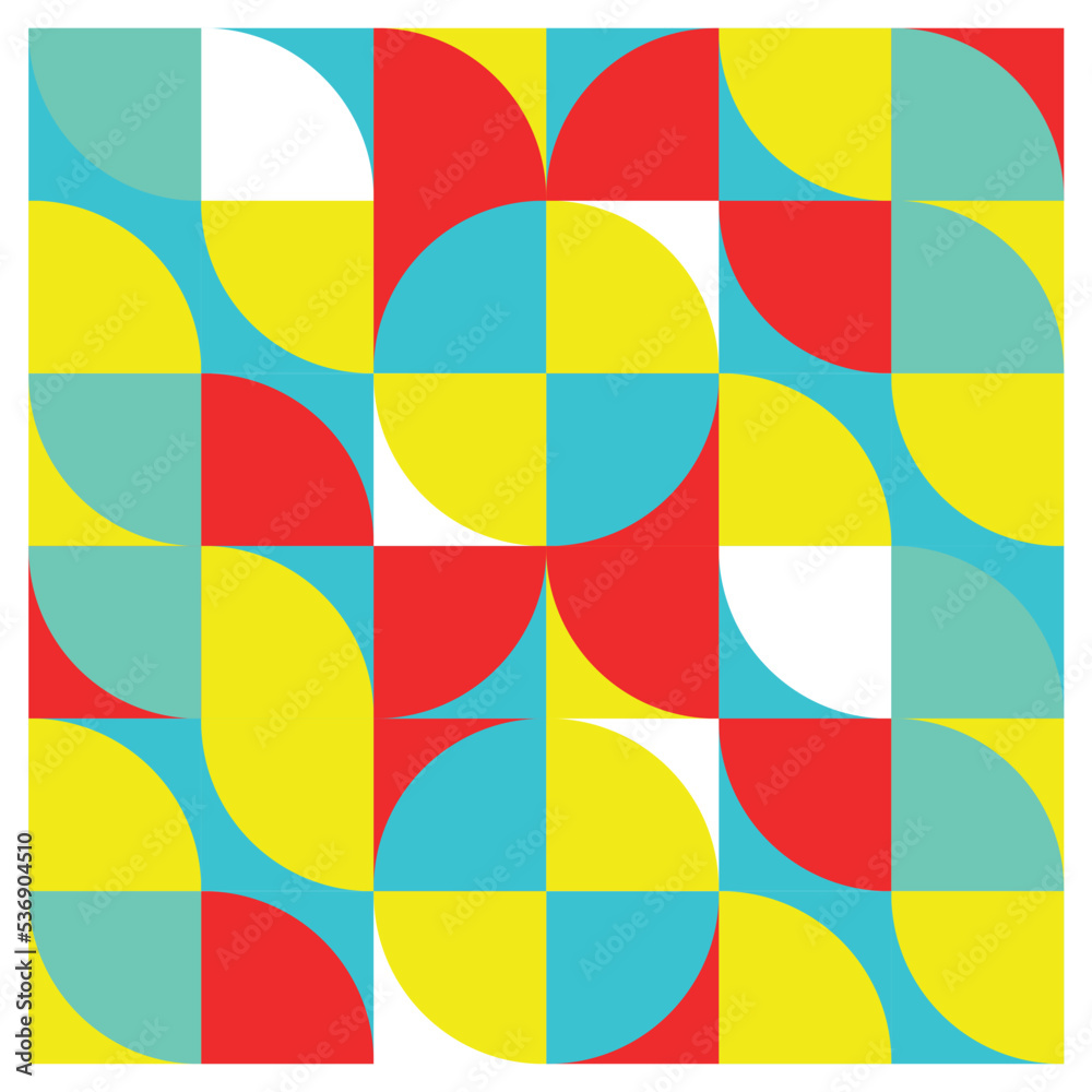 Obraz premium abstract geometric background punchy vector illustration