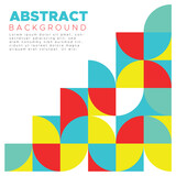 geometric abstract background punchy vector design