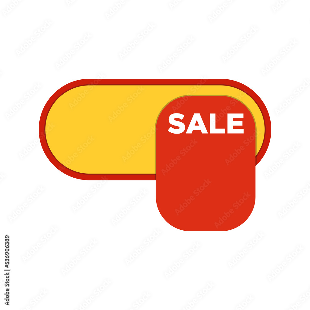 Yellow and Red Modern Sale Badge Element 3 Yellow and Red Modern Sale Badge Element 3