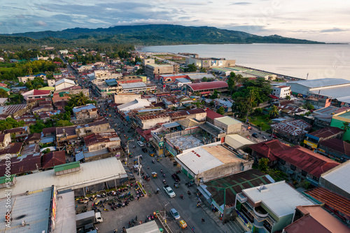 Baybay, Leyte, Philippines - The cityscape of downtown Baybay, a small Philippine city.