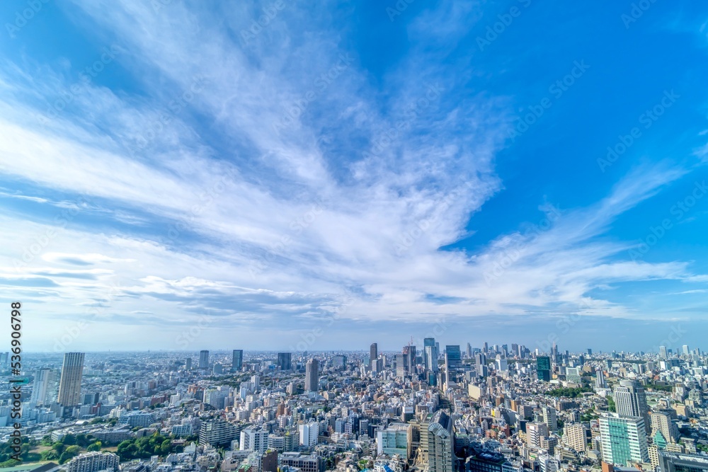 Obraz premium 東京都市風景 渋谷・新宿・代官山方面 2022年10月