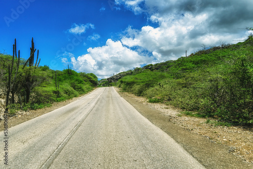  road on the north side of Bonaire