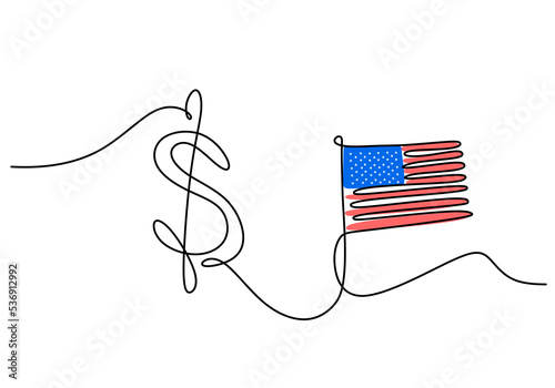 One continuous single line ...