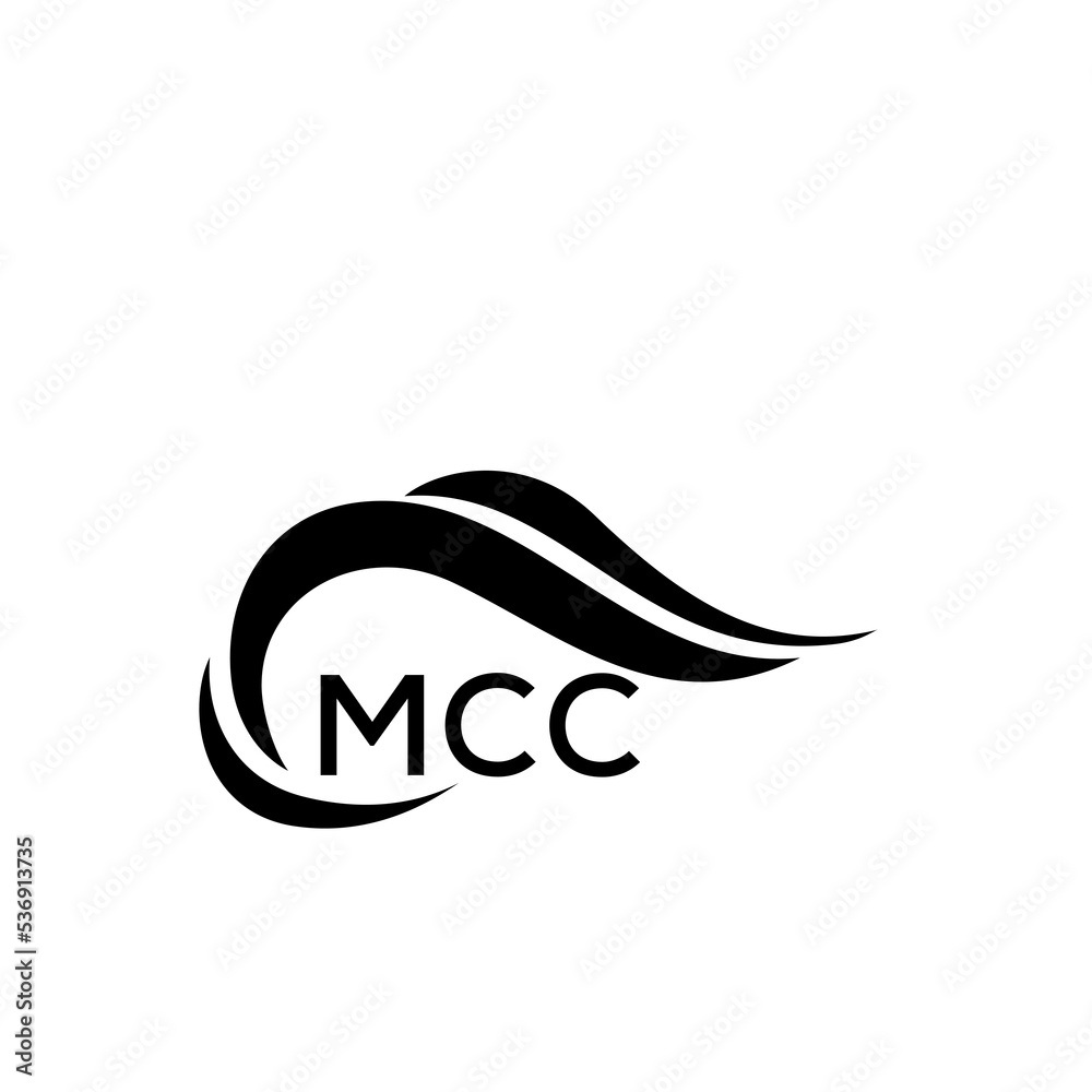 MCC letter logo. MCC blue image. MCC Monogram logo design for ...