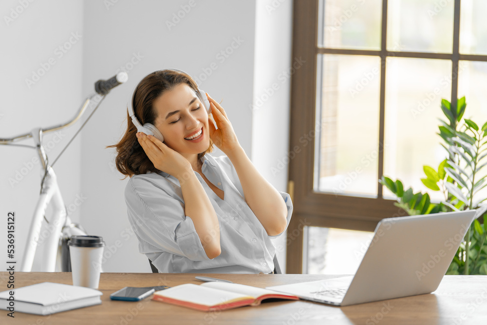 woman working in the office woman working in the office