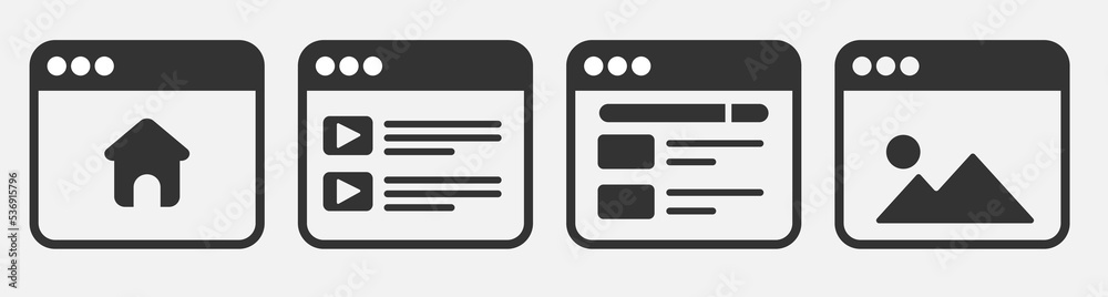 web desktop icon set web desktop icon set