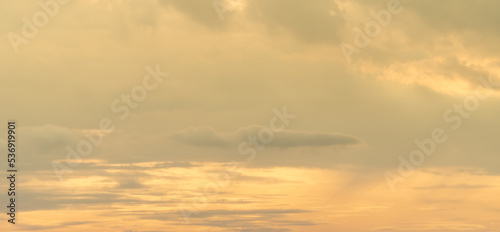 sunset sky with clouds © arwiyada