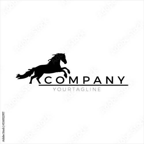 horse silhouette illustration