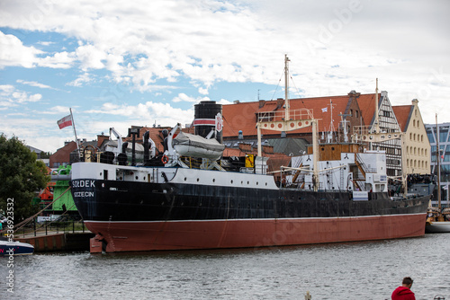  Soldek the first ship built in Poland after World War II to the Gdansk shipyard and museum ship today photo