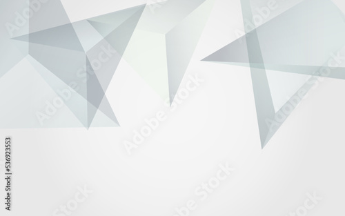 Transparent Triangle Technology Vector  Gray