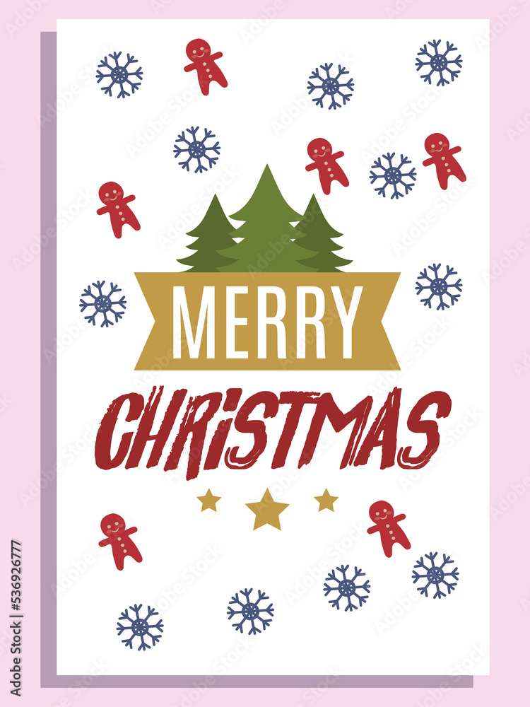 Set of christmas design elements vector