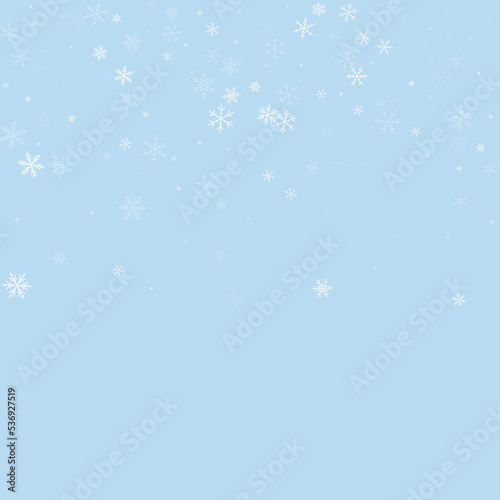 Snowfall overlay christmas background. Subtle