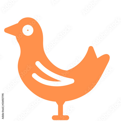 poultry bird chicken animal meat icon