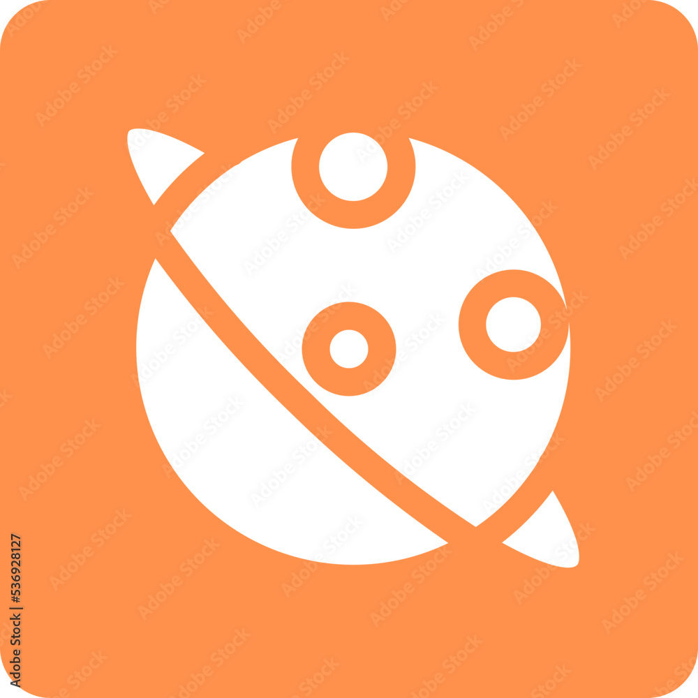 Obraz premium saturn planet space universe galaxy icon