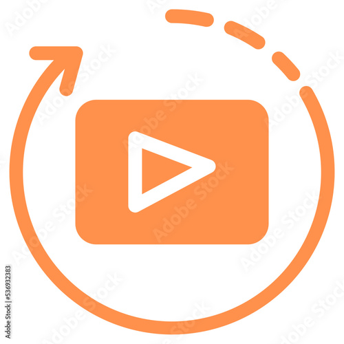 reply reply video video content play icon