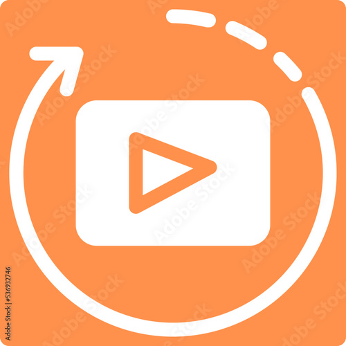 reply reply video video content play icon