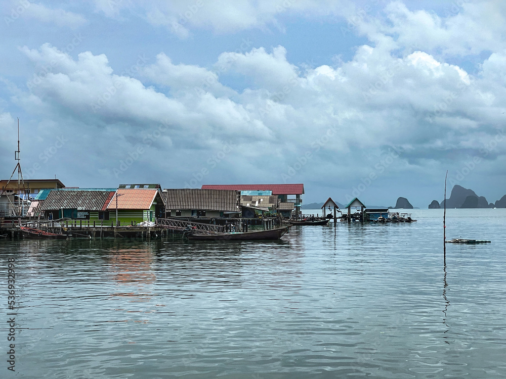 Koh Panyee - the Floating muslim Village in Phang Nga Bay, Phuket, Thailand