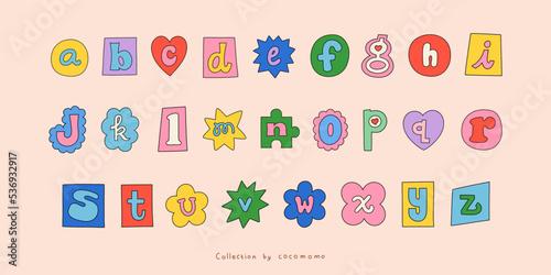 Ransom Note Letter Cut Out Alphabet