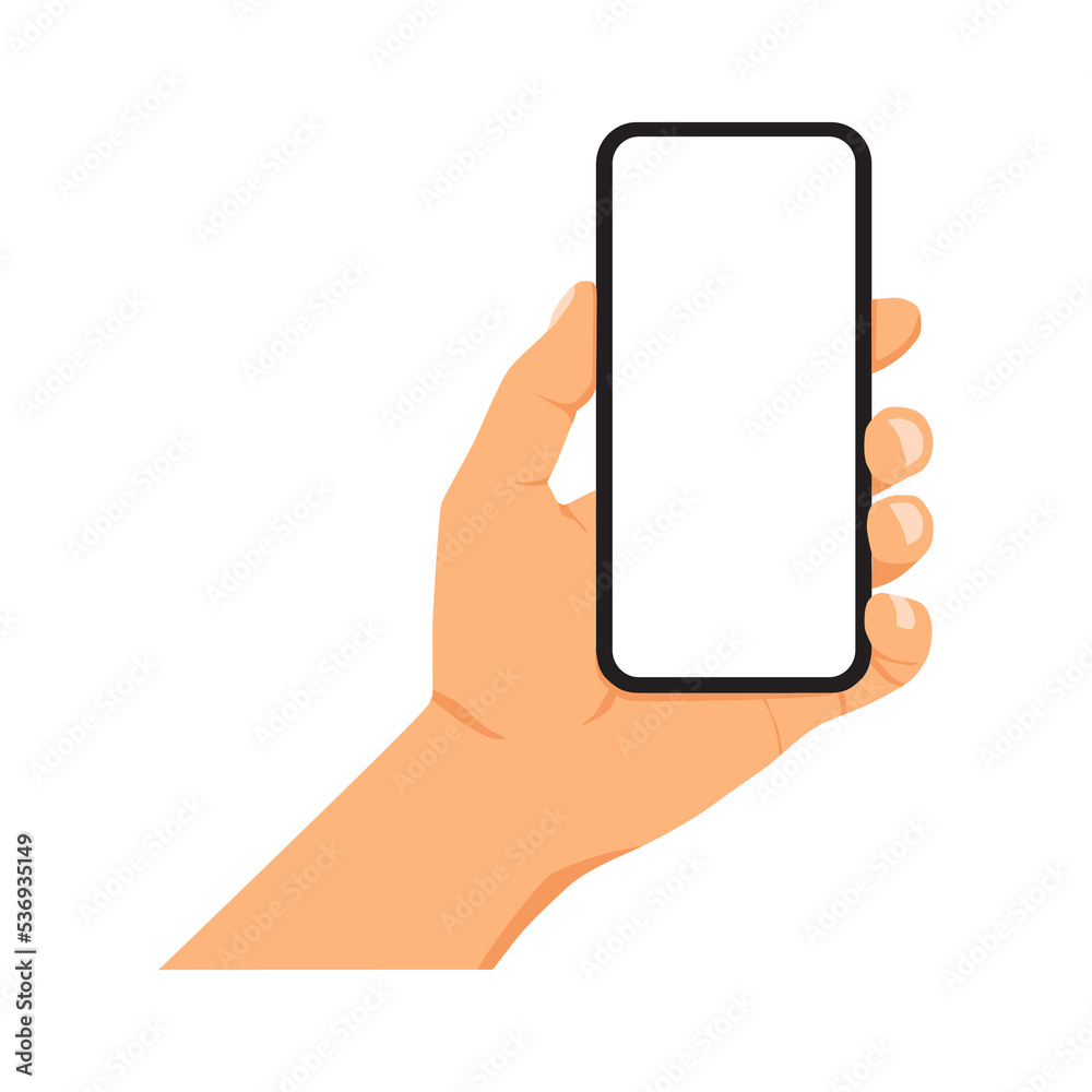 vector illustration of person holding smart phone, hand holding smart phone vector illustration of person holding smart phone, hand holding smart phone