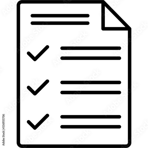 Customs Declaration Icon