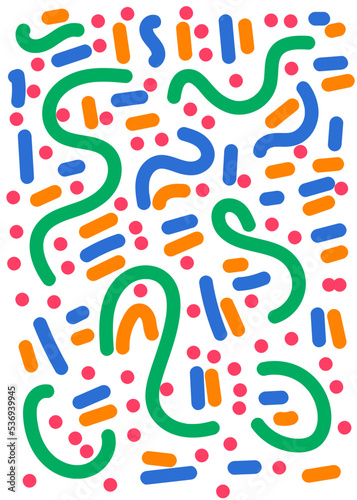 Abstract Background Dots Lines
