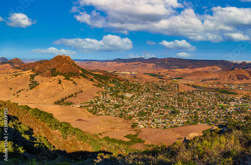 San Luis Obispo viewed from the Cerro Peak