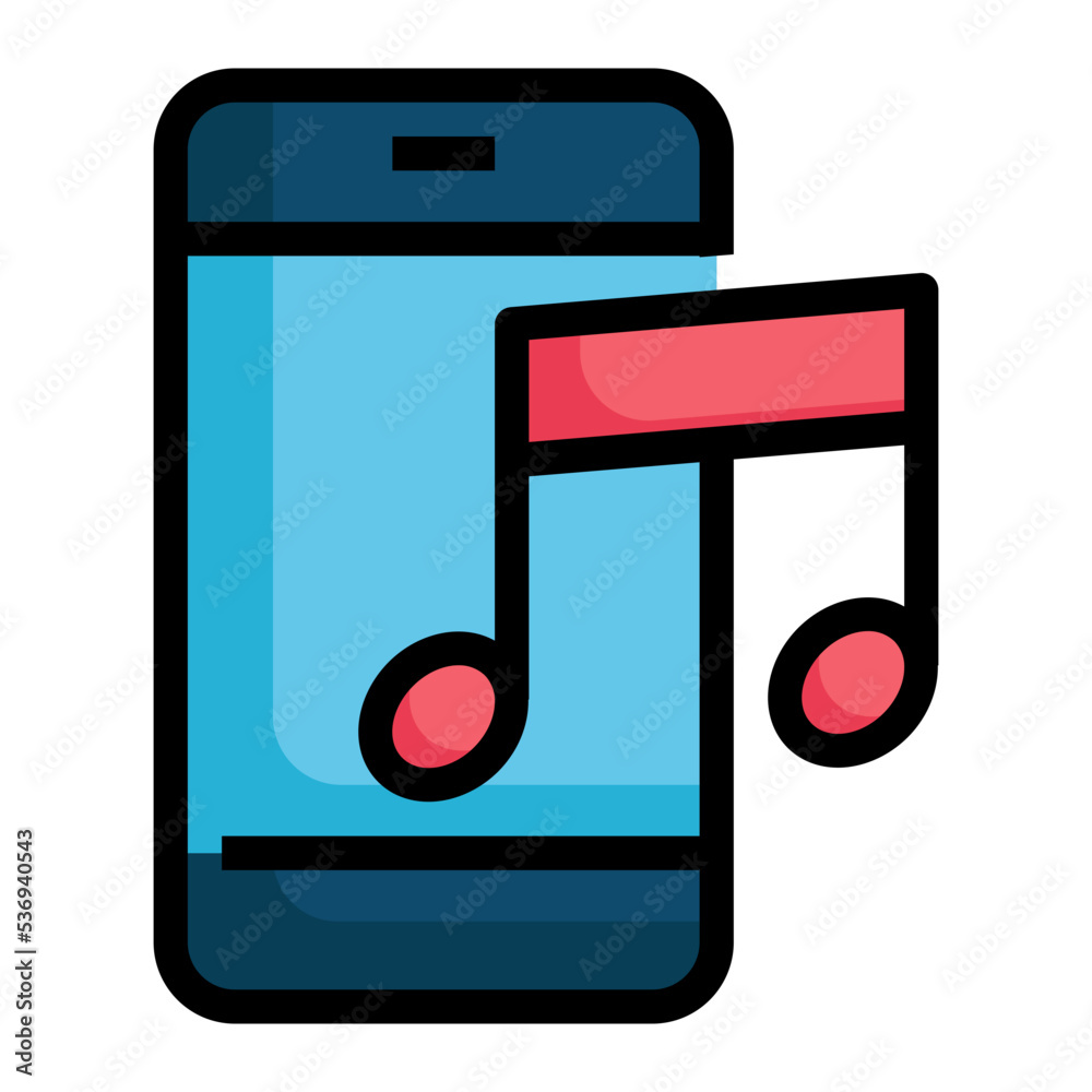 musicnote key mobile filled filled outline icon musicnote key mobile filled filled outline icon