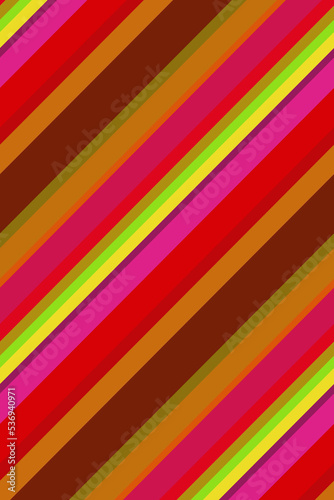 Multi-coloured stripes pattern