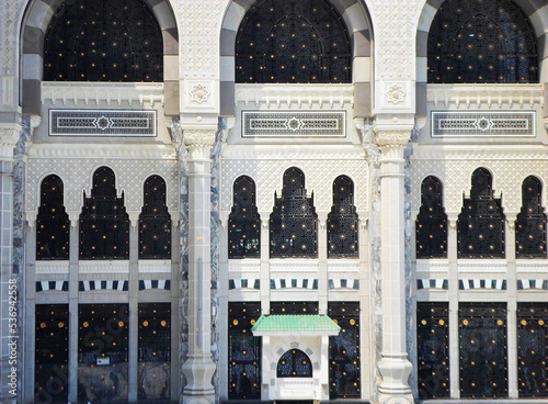 Doors and details of the holy place kaaba, mecca, saudi arabia photo