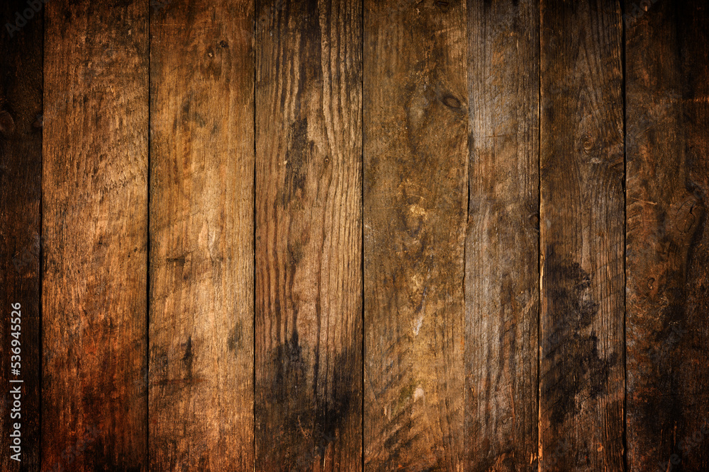 Grunge old weathered wood dark rustic texture background
