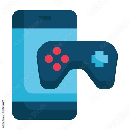 game control joy mobile flat flat style icon