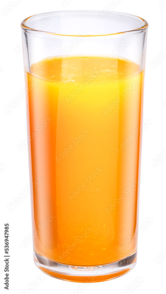 Glass of Fresh orange juice with orange fruits on white background PNG file. Glass of Fresh orange juice with orange fruits on white background PNG file.