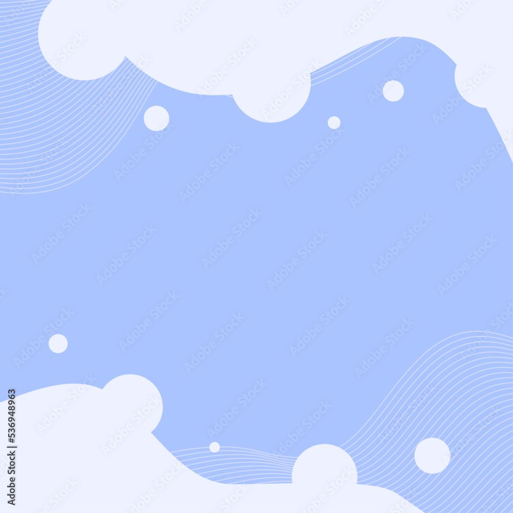 Abstract Light Blue Fluid Template Illustration, with Lines Wave Abstract Light Blue Fluid Template Illustration, with Lines Wave