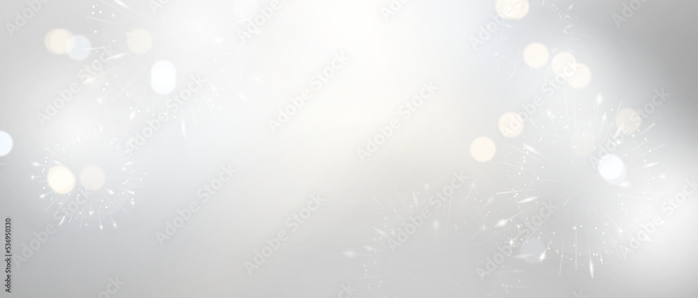 Naklejka premium Elegant Bokeh Background Design For Festive Celebration Banner Vector Illustration