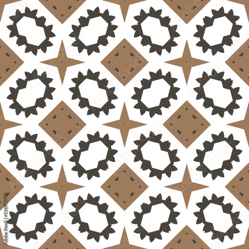 Abstract geometric pattern. A seamless background, vintage texture.	