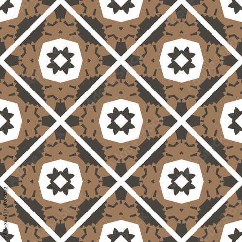 Abstract geometric pattern. A seamless background, vintage texture.	