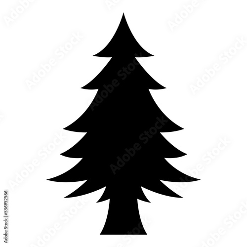 Christmas Tree isolated on white background