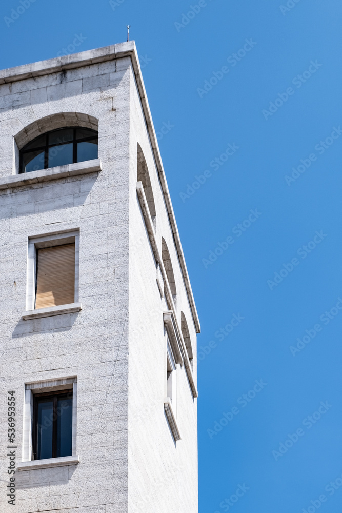 facade of a building in croatia