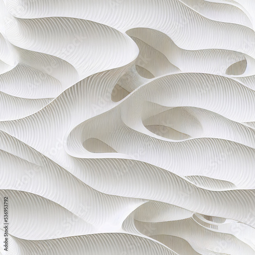 black and white parametric structure, seamless pattern photo