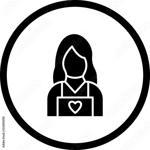 Child Caretaker Icon Style