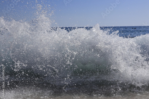 water splash waves background © Devin