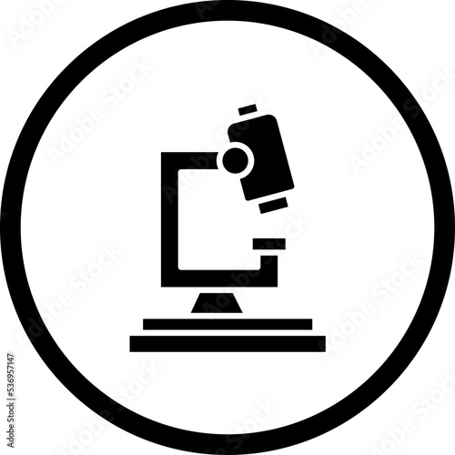 Microscope Icon Style