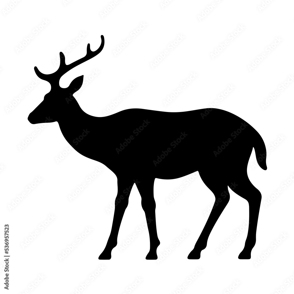 Fototapeta premium deer silhouette
