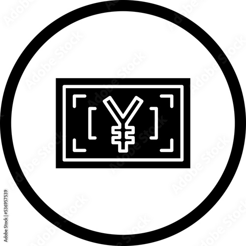 Japanese Yen Icon Style