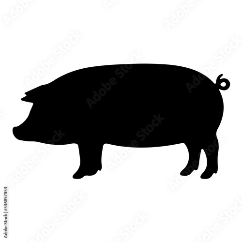 illustration of a pig